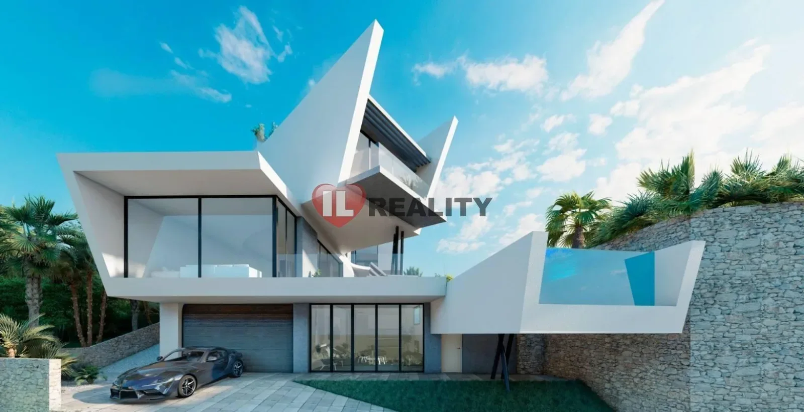 Prodej luxusní vila 6+kk, pozemek 550m2, Campoamor, výhled na moře — fotografie 1