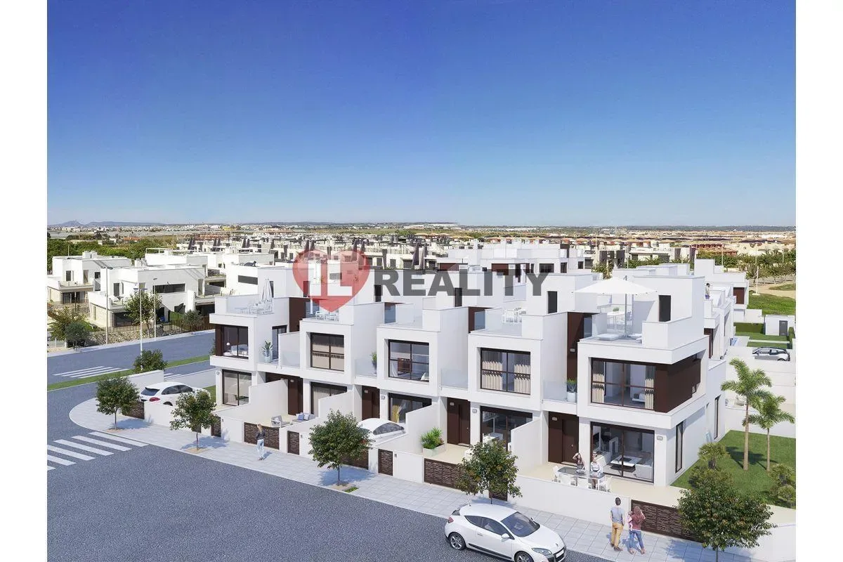 Prodej novostavba rohového apartmánu 3+kk, 170 m2, bazén v rezidenci Torre de la Horada, pláž 200 m — fotografie 1